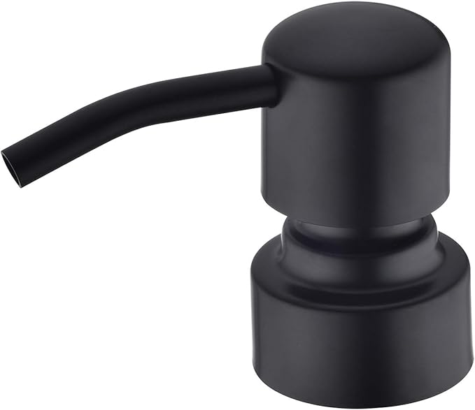Matte Black Dish Kitchen Soap Dispenser, Bathroom Liquid Soap Dispenser - Image 6