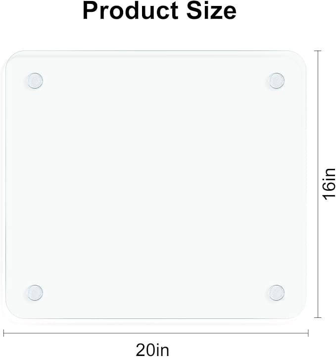 Tempered Glass Cutting Board, 16x20" Glass Cutting Board - Image 2