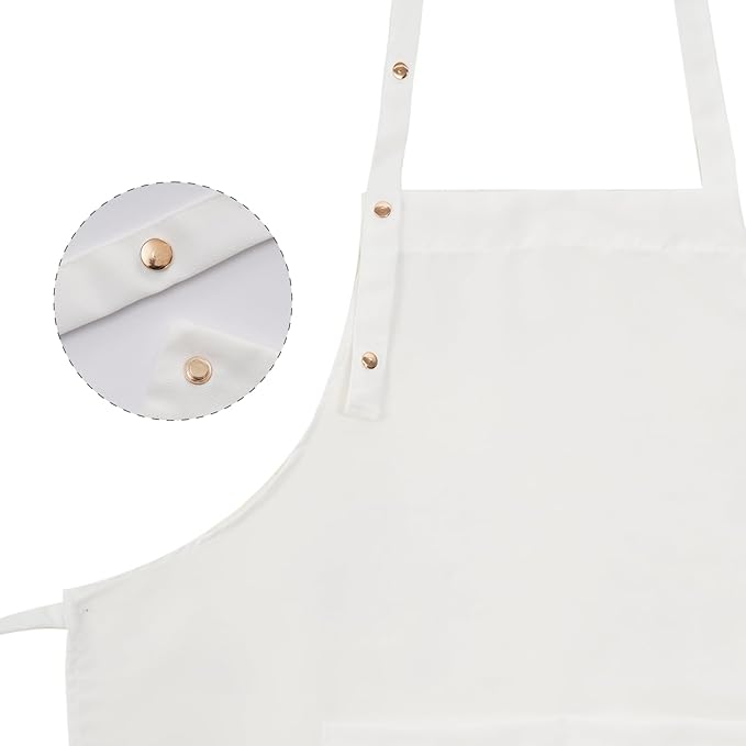 Tosewever Art Aprons for Women Painting Pottery Baking, Mens Buckle Straps - Image 2