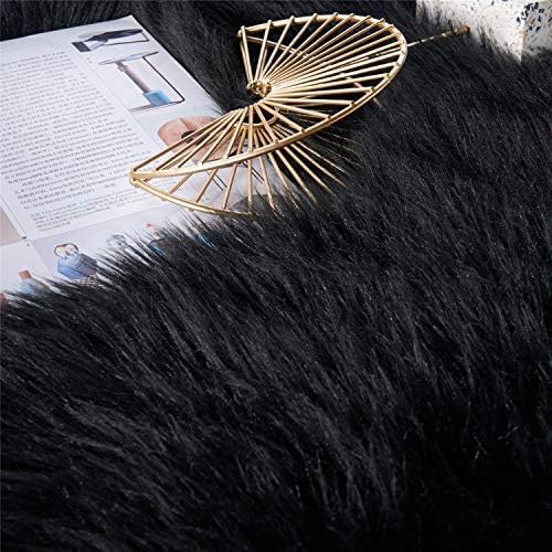 EasyJoy Ultra Soft Fluffy Rugs Faux Fur Rug Chair Cover Seat Pad Fuzzy Area Rug - Image 4