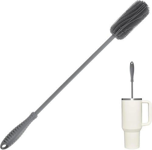 15.7" Silicone Bottle Brush, ddLUCK Water Bottle Cleaner Brush by ddLUCK