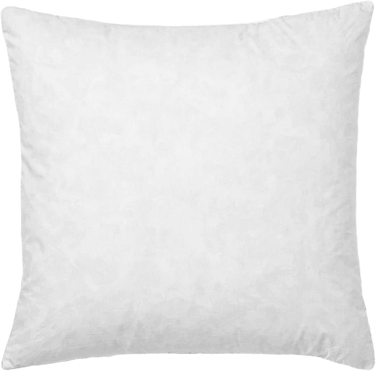 basic home 28x28 Euro Throw Pillow Insert-Down Feather Pillow Insert-Cotton Fabric-White-1 Piece