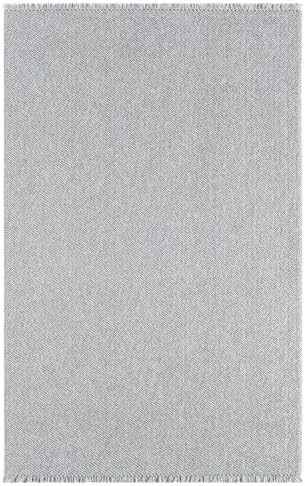 LUXE WEAVERS Machine-Woven Stain-Resistant Area Rug Gray 6x9