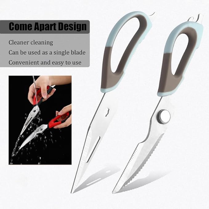2 Pcs Heavy Duty Kitchen Shears - Image 4