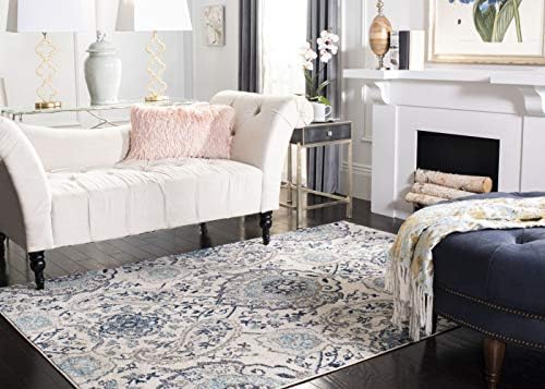 SAFAVIEH Madison Collection Area Rug - 5'3" x 7'6", Cream &...