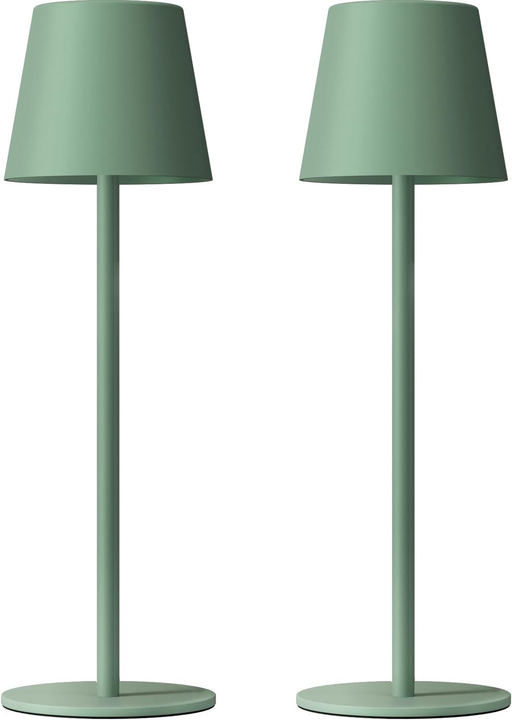 Kakanuo Cordless Table Lamp Rechargeable Green - KK 2 Pack 5000mAH Battery Op...