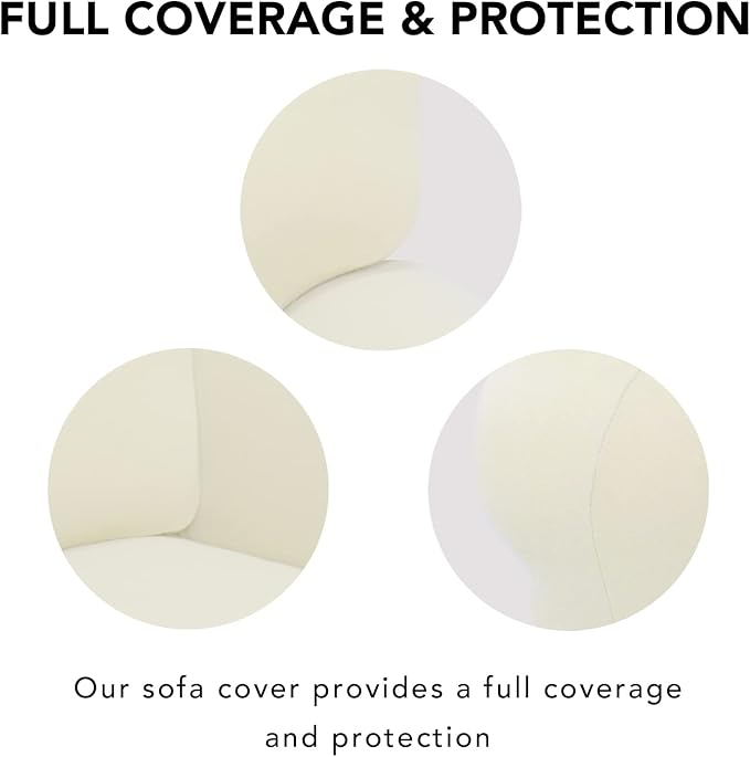 PureFit Super Stretch Sofa Slipcover – Spandex Non Slip Soft Couch Sofa Cover - Image 4
