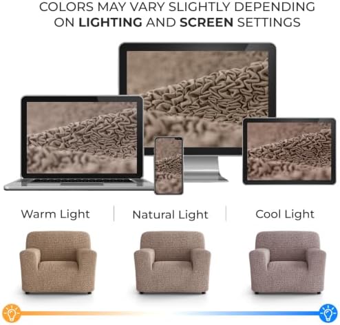 Premium Stretch Couch Covers for Sofa - Sofa Chair Cover Washable, Dogs &...