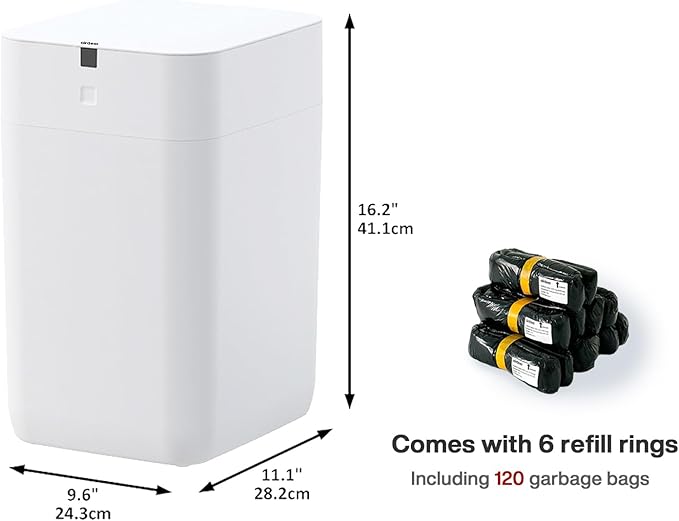 Airdeer Automatic Trash Can, 4 Gallon Self Sealing and Self-Changing Smart - Image 6
