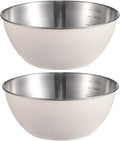 Stainless Steel Salad Bowls Set of 2 Mixing Bowl by AIYoo