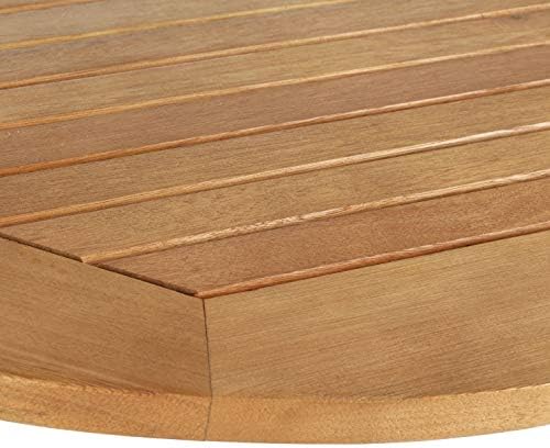 Safavieh PAT7045A Outdoor Collection Owens Natural teak wood Balcony Hanging ...