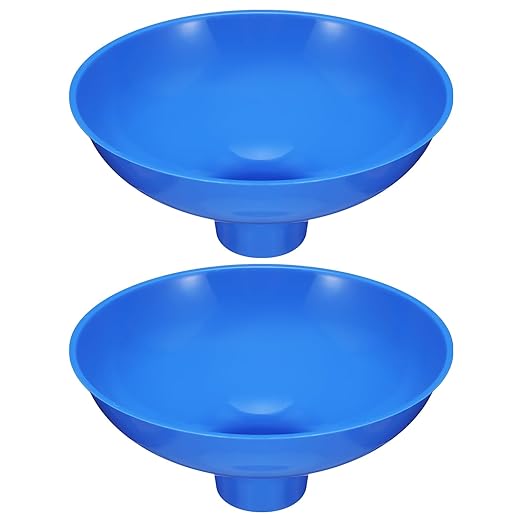 Vesici 2 Pack Extra Large Wide Mouth Funnel 2.5" x 10" Multi Purpose Filling by Vesici