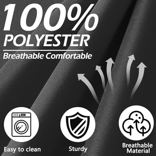14Pcs Patio Cushion Covers Replacement Splashproof UV-Resistant Inelastic Cov...
