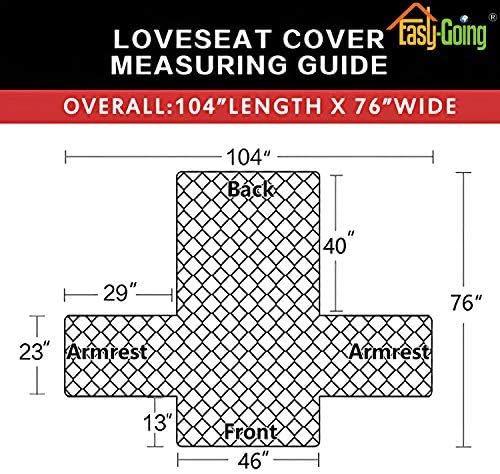 Easy-Going Reversible Loveseat Couch Cover - Image 7