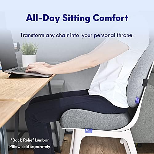 Cushion Lab Patented Pressure Relief Seat Cushion for Long Sitting Hours on O...