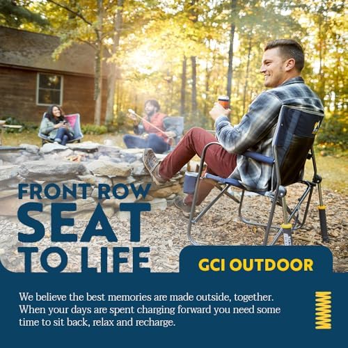 GCI OUTDOOR Freestyle Rocker Camping Chair | Portable Folding Rocking Chair w...