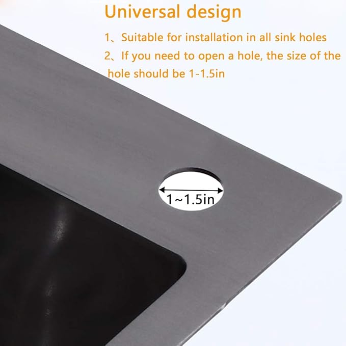 Soap Dispenser for Kitchen Sink, Built in Sink Soap Dispenser Lotion Dispenser - Image 5