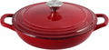 Flavehc Braiser Enameled Cast Iron Braiser 3 qt Braiser Pan by FLAVEHC