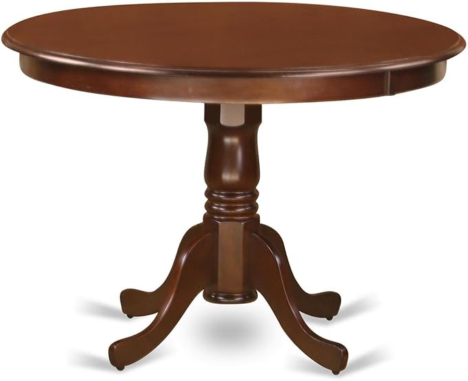 East West Furniture HLCA3-MAH-LC 3 Piece Kitchen Table Set for Small Spaces C...