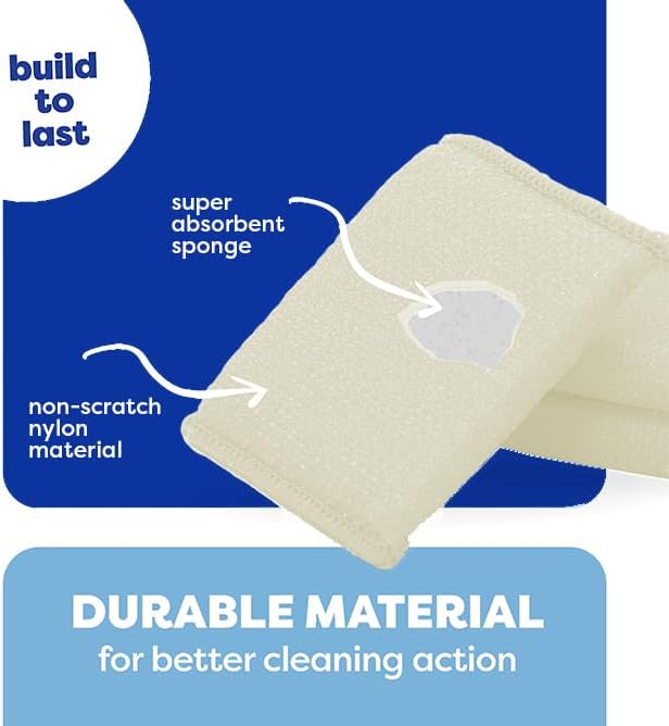 24 Pack Scrub Sponges Kitchen by SCRUBIT, Non-Scratch Cleaning Sponges - Image 2