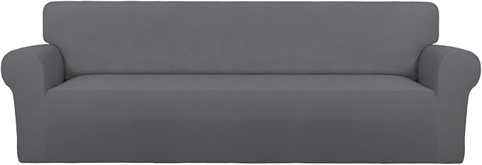 PureFit Super Stretch 4 Seater Sofa Slipcover – Spandex Non Slip Soft Couch by PureFit