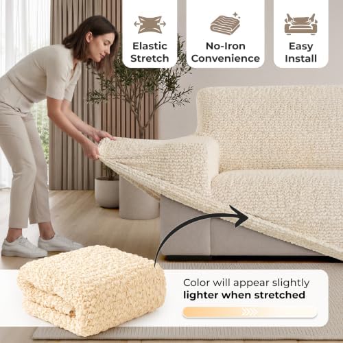 Premium Stretch Couch Covers for Sofa - Sofa Chair Cover Washable, Dogs &...