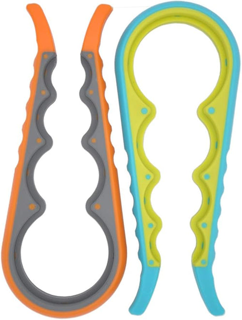2 pcs Multi-Purpose Colourful Adjustable Rubber Strap Wrench Grip/Tighten by Love+Life+Love+Family