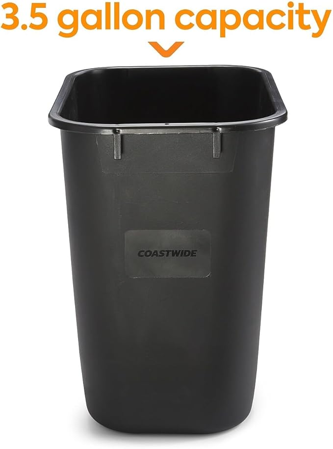 COASTWIDE Professional™ Indoor Trash Can Without Lid, 3.5 Gallon - Image 3