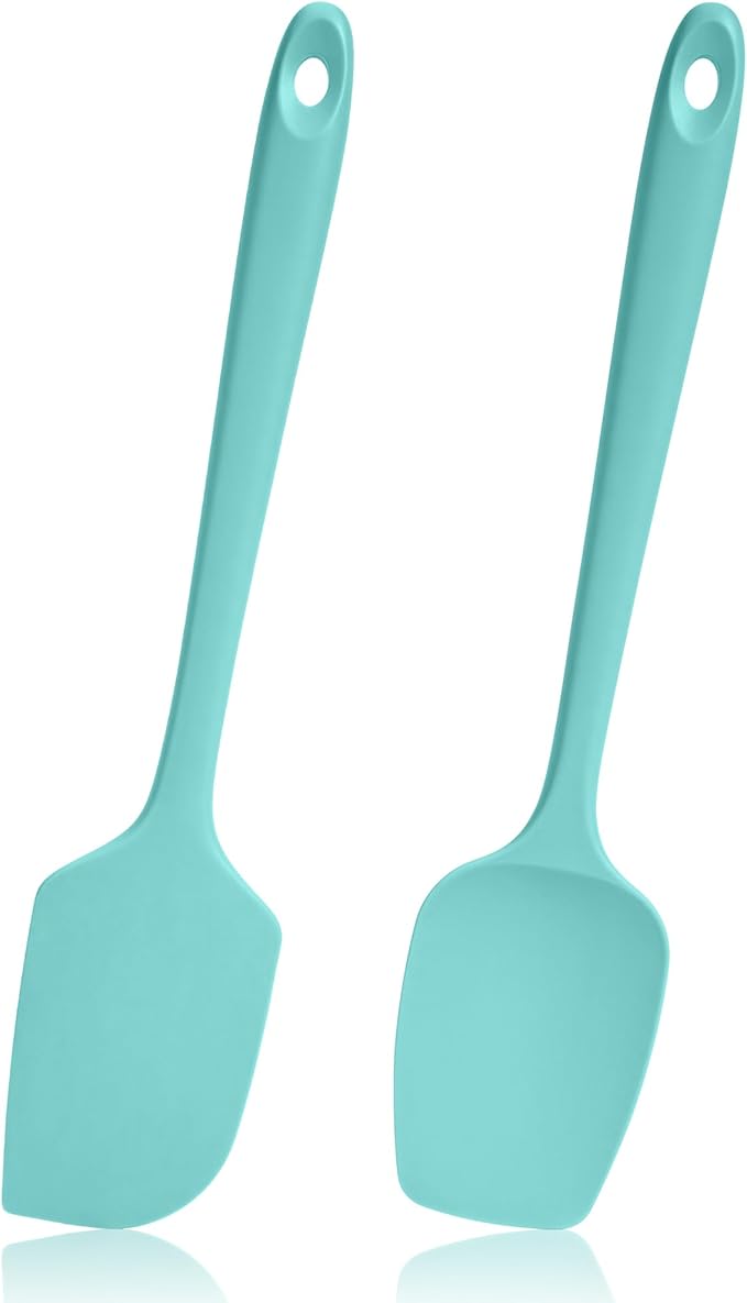 600ºF Heat Resistant Spatulas, High Heat Food Safe Semless Kitchen Silicone by Lilybeam