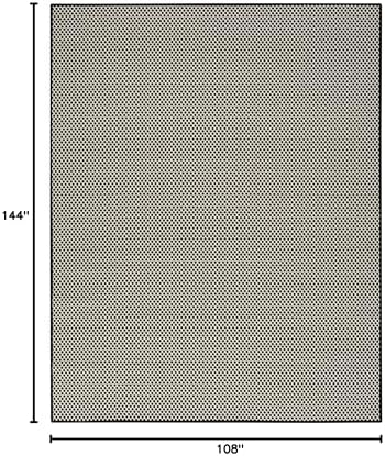Nourison Home Courtyard Black White 9' x 12' Area Rug - Easy Clean, N...