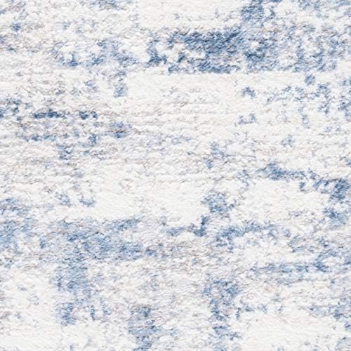 SAFAVIEH Amelia Area Rug 8'x10', Modern Ivory & Blue ALA700A