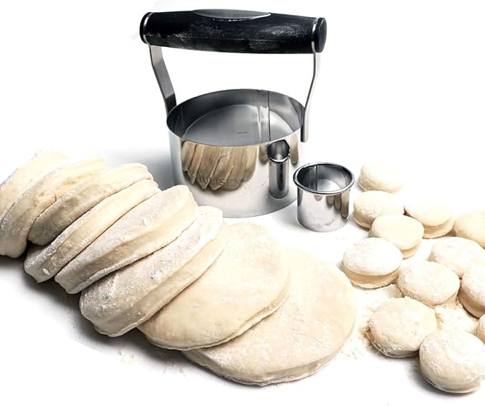 HULISEN 3 inch Biscuit Cutter, Stainless Steel Round Cookies Cutter - Image 5
