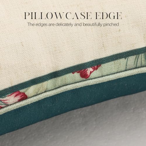 patdrea French Vintage Linen Throw Pillow Cover,18"x18",Set of 2-Ce...