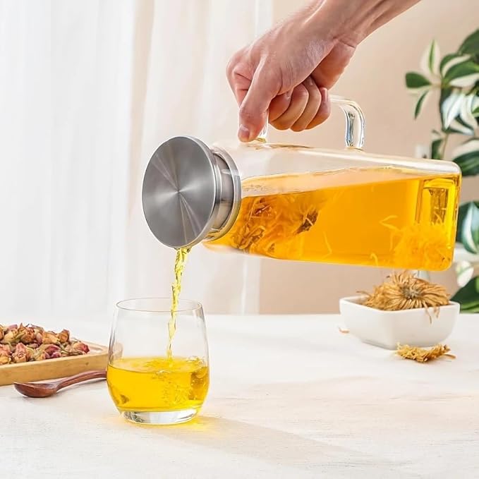 2 Pack 2 Liters/68 oz Square Glass Pitcher - Image 5