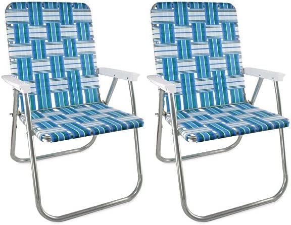 Lawn Chair USA - Outdoor Chairs for Camping. Made with Lightweight Aluminum F...