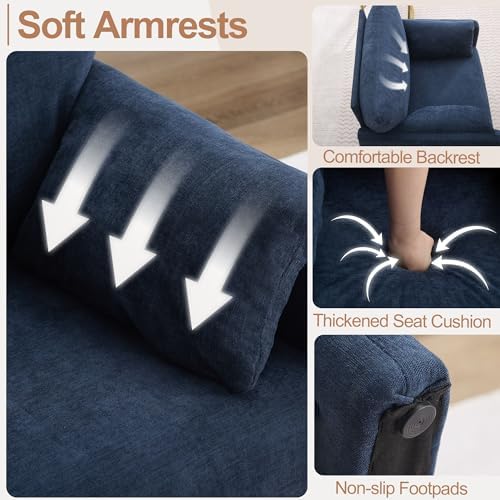 33" Modern Accent Chair for Living Room, Oversized Armchair with Deep Se...