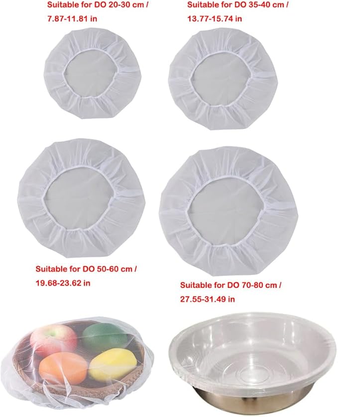 4 Pack Mesh Food Covers Portable Small Food Tents Top Screen Food Cover - Image 2