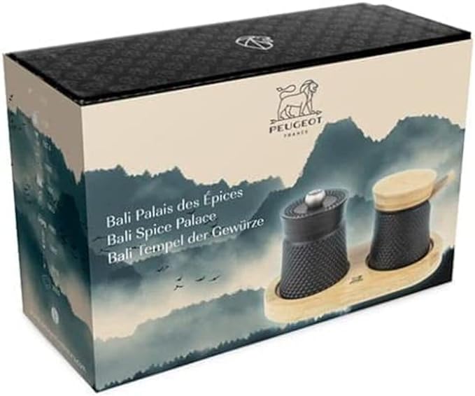 Peugeot Bali Black Cast-Iron Pepper Mill and Salt Cellar. - Image 7