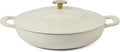 Martha Stewart Gatwick 3.5-Quart Enameled Cast Iron Dutch Oven Braiser – Linen by MarthaStewart