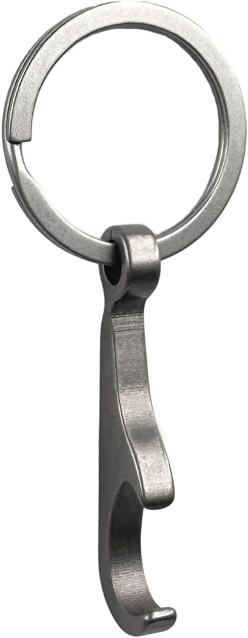 Titanium Bottle Opener, Small Keychain Beer Bottle Opener Can Opener by SHEICAP