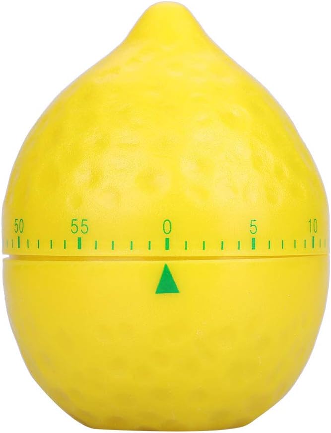 Lemon Mechanical Kitchen Timer, Cute Lemon Timer by DEWIN