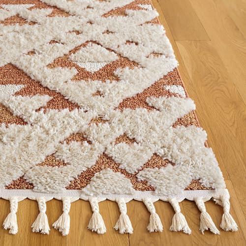 SAFAVIEH Moroccan Tassel Shag Collection Area Rug - 5'3" x 7'6&q...