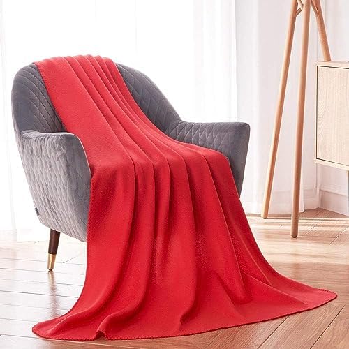 CAI TENG Fleece Throw Blankets Lightweight Warm Soft Cozy Pet-Friendly Bulk F...