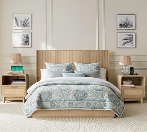 FORTUNETEC Dresser and Nightstand Sets, 3 Piece Bedroom Set, Oak