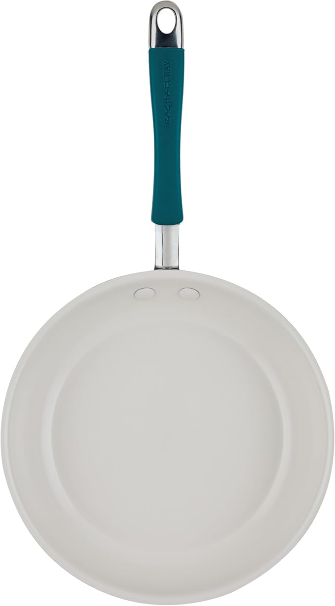 Rachael Ray Cucina Ceramic Nonstick Frying Pans/Skillet Set, Dishwasher Safe - Image 11