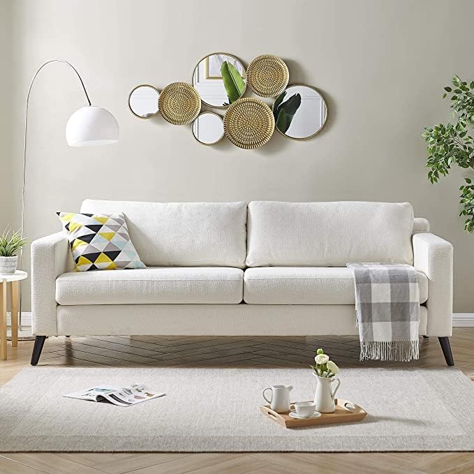 Oakrain Home Decor Metal Wall Decor with Multi Circle Plates Mirror, Large Mo...