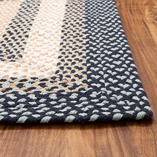 Super Area Rugs 5X8ft Farmhouse Braided Rug - Natural Soft Cotton Carpet for ...