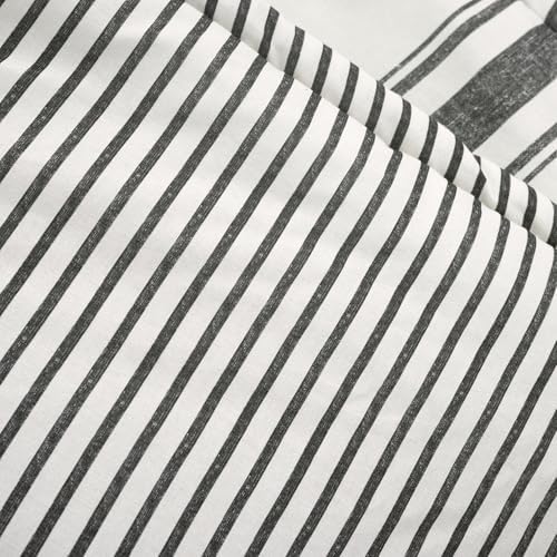 Lush Decor Farmhouse Stripe Reversible Throw, Single, 50" W x 60" L...