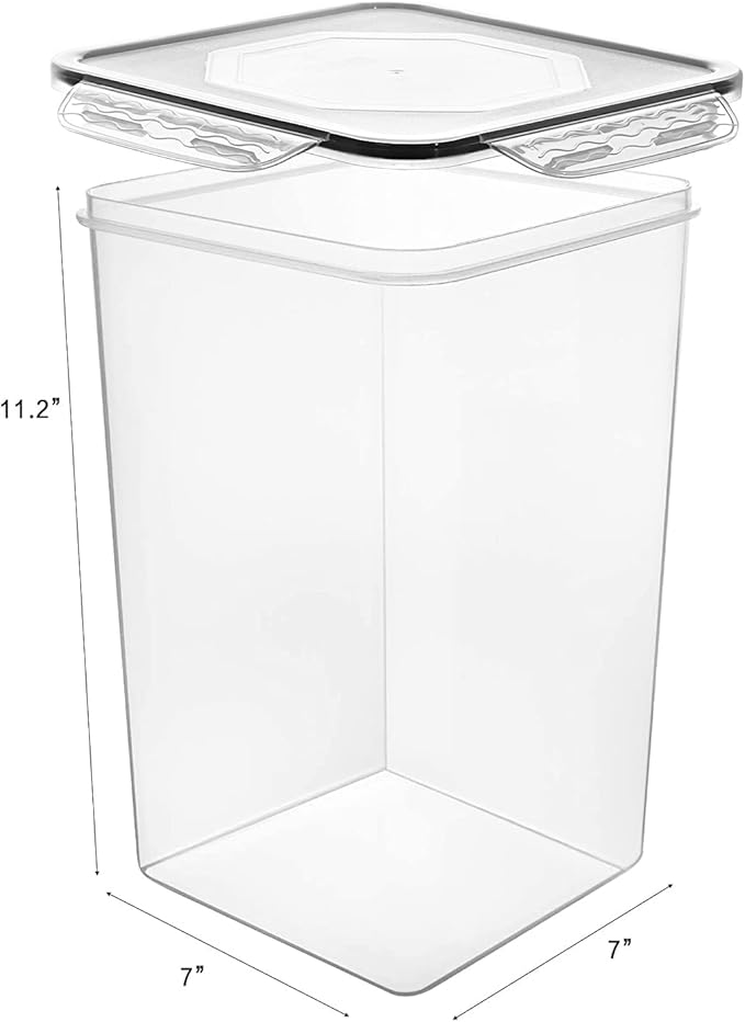M MCIRCO Extra Large 7qt / 6.5L/220oz Tall Food Storage Containers, WIDE & DEEP - Image 3