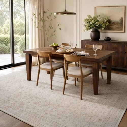 AMOAMI 8x10 Large Area Rug for Living Room, Non-Slip Machine Washable Soft Lo...